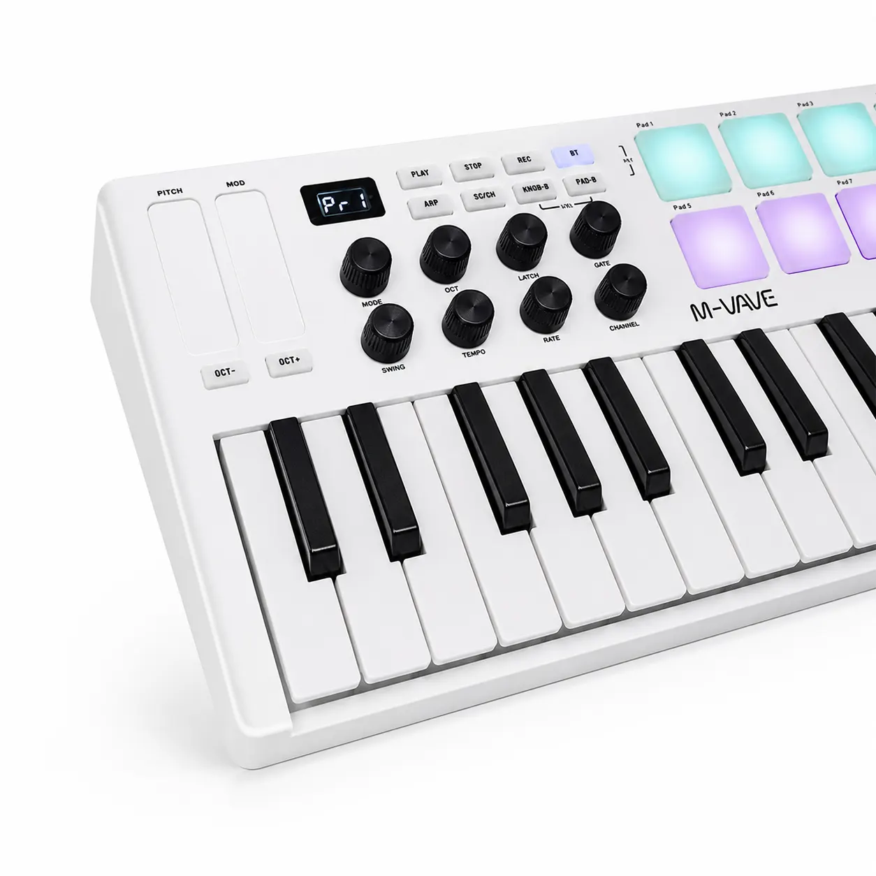 25 Key MIDI Keyboard Controller and included accessories